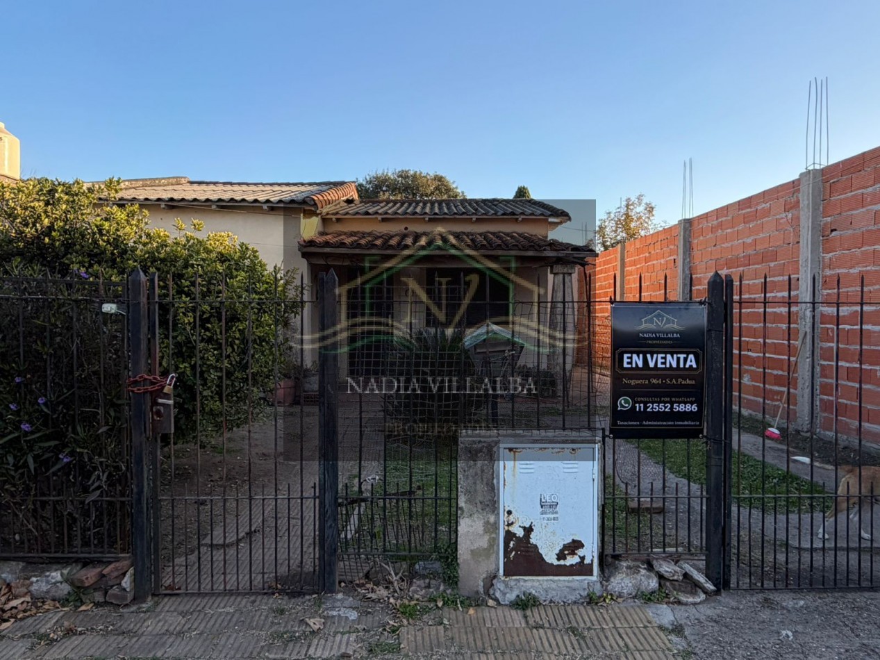 CASA A REFACCIONAR SOBRE HERMOSO LOTE